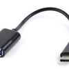 Enzo gembird usb 2.0 adaptorkabel 0.2m - usb-c male naar contra usb