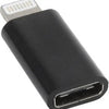 Enzo gembird usb-c naar lightning adapter zwart - 9580175