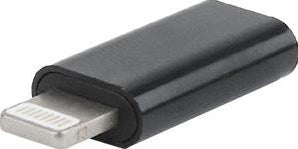 Enzo gembird usb-c naar lightning adapter zwart - 9580175