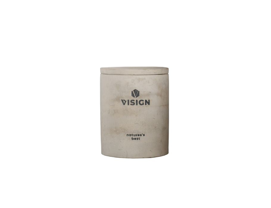 Visign nature geurkaars beton - nature's best