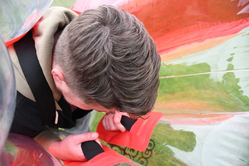 Gioco Bubbelvoetbal 120 cm PVC Rood