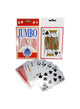 Aro houseware jumbospeelkaarten plastic coated 9x14cm