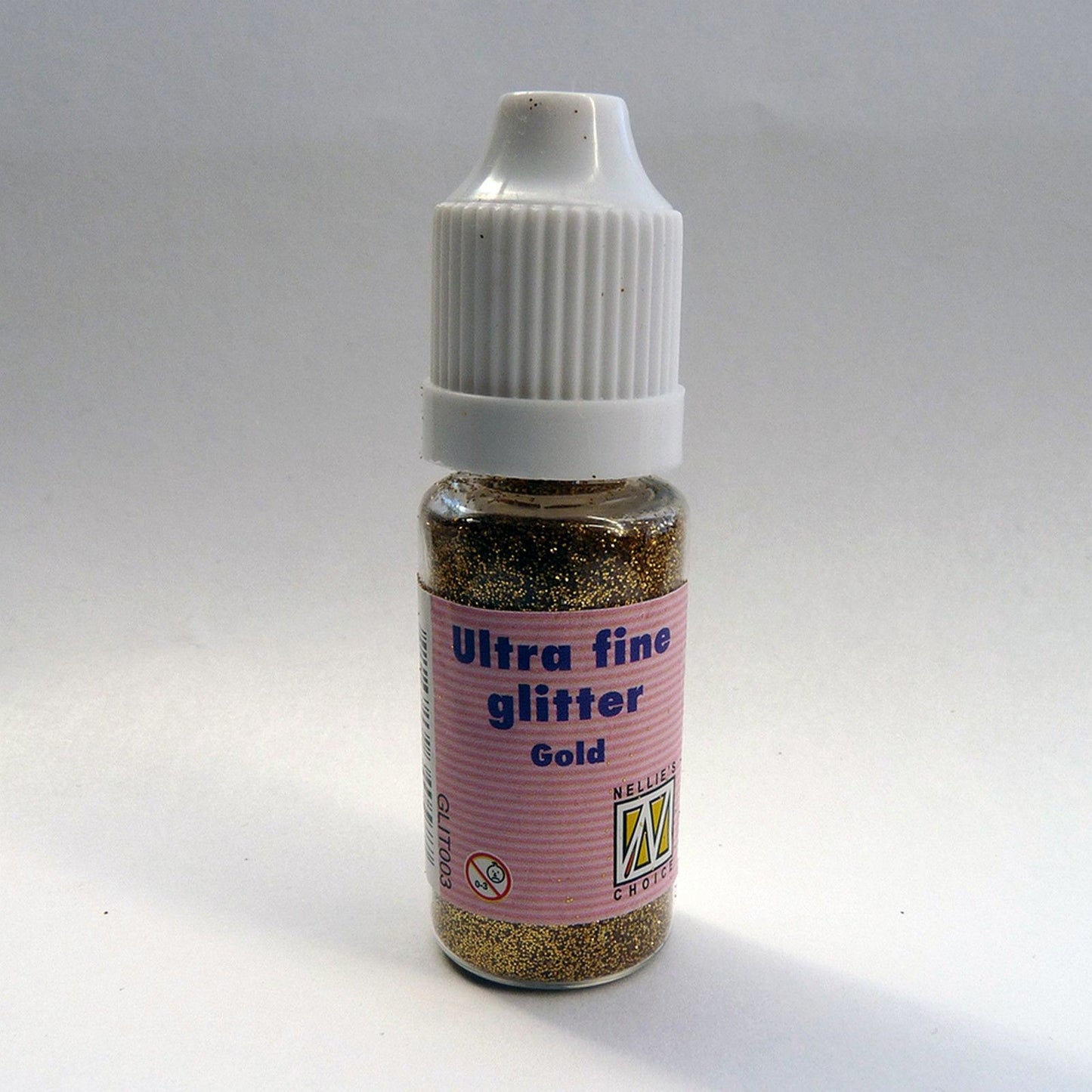 Nellie's choice • glitter ultra fine (bottle) gold