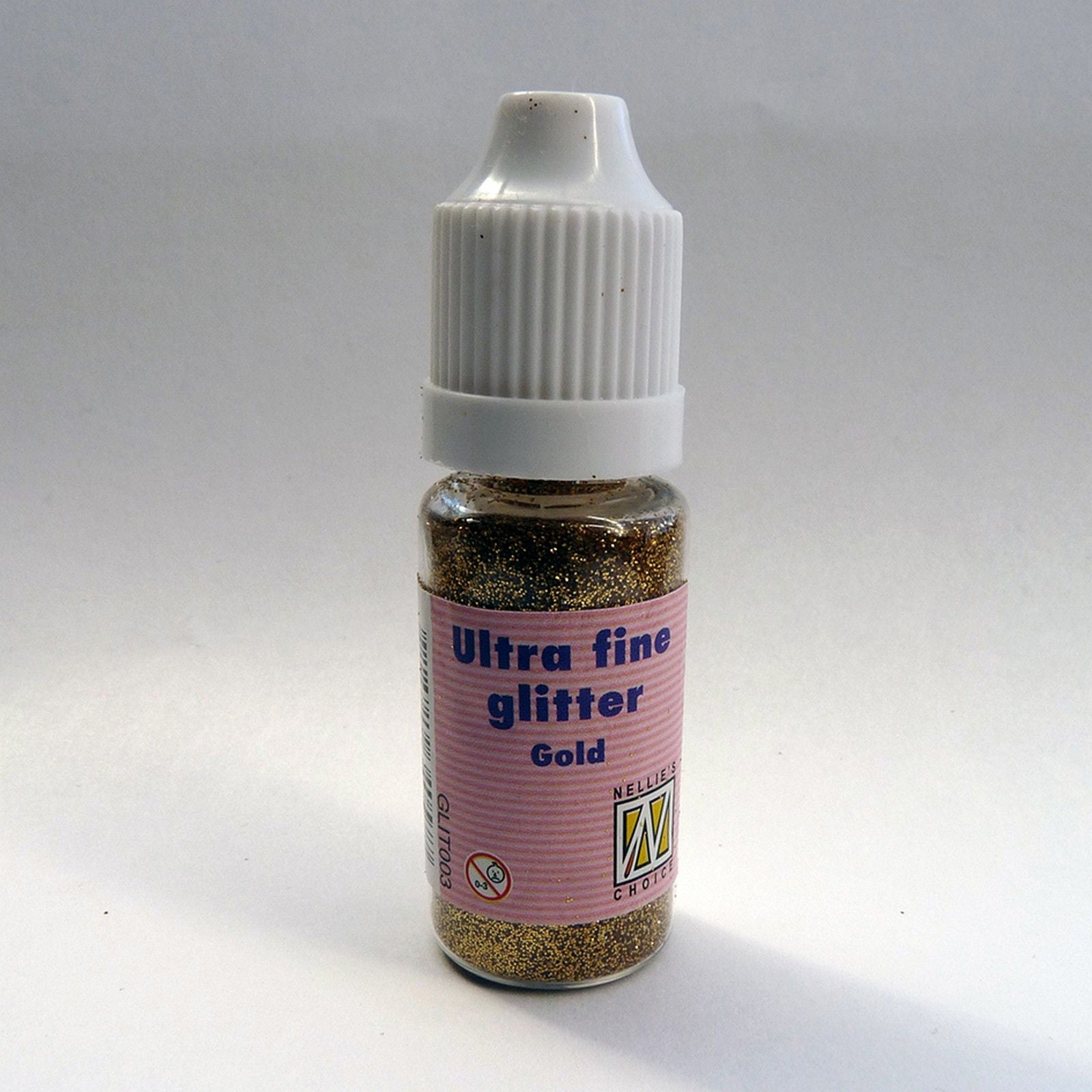 Nellie's choice • glitter ultra fine (bottle) gold