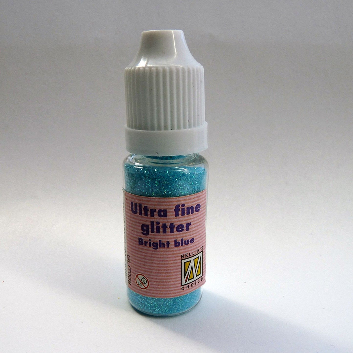 Nellie's choice • glitter ultra fine (bottle) bright blue