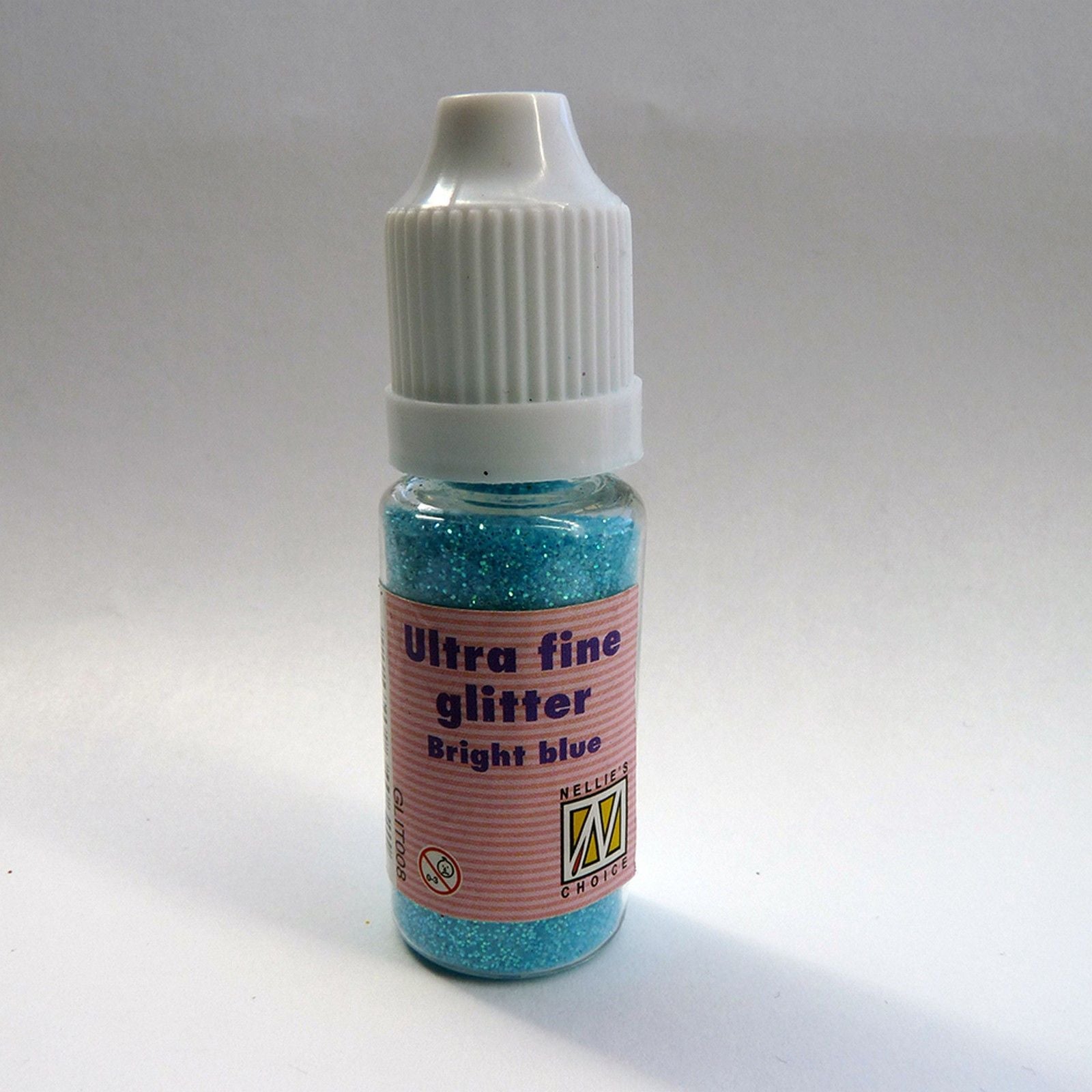 Nellie's choice • glitter ultra fine (bottle) bright blue