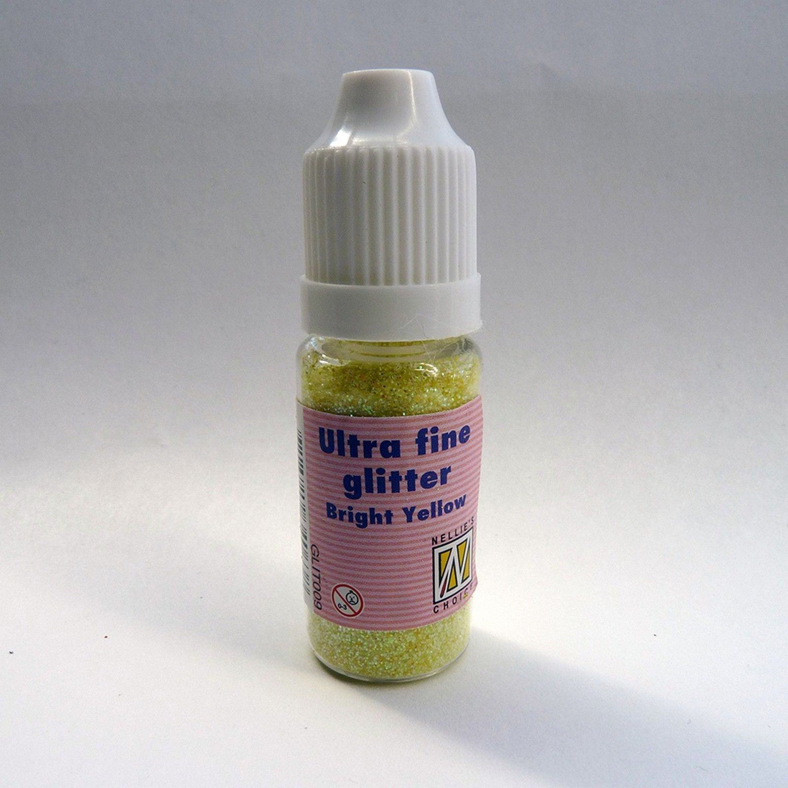 Nellie's choice • glitter ultra fine (bottle) bright yellow