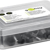 Enzo goobay kabelclip 6mm rond zwart box(100) - 4113231