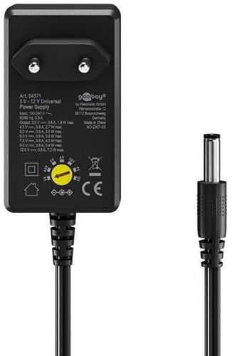 Enzo goobay netvoeding 600ma 7,2w gestabiliseerd - 7795510