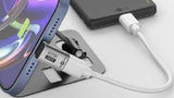 Enzo goobay usb-c adapter | male female | verticaal | lang | 90 graden adapter - 9550434 - afbeelding 2