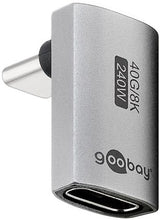 Enzo goobay usb-c adapter | male female | verticaal | lang | 90 graden adapter - 9550434 - afbeelding 1