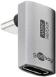 Enzo goobay usb-c adapter | male female | verticaal | lang | 90 graden adapter - 9550434