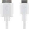 Enzo goobay usb-c laadkabel 1m wit - 9550305