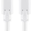Enzo goobay usb-c - usb-c laadkabel 1m wit - 9550205