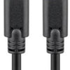 Enzo goobay usb-c - usb-c laadkabel 1m zwart - 9550204