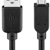 Enzo goobay usb-micro laadkabel 1m zwart - 9550350