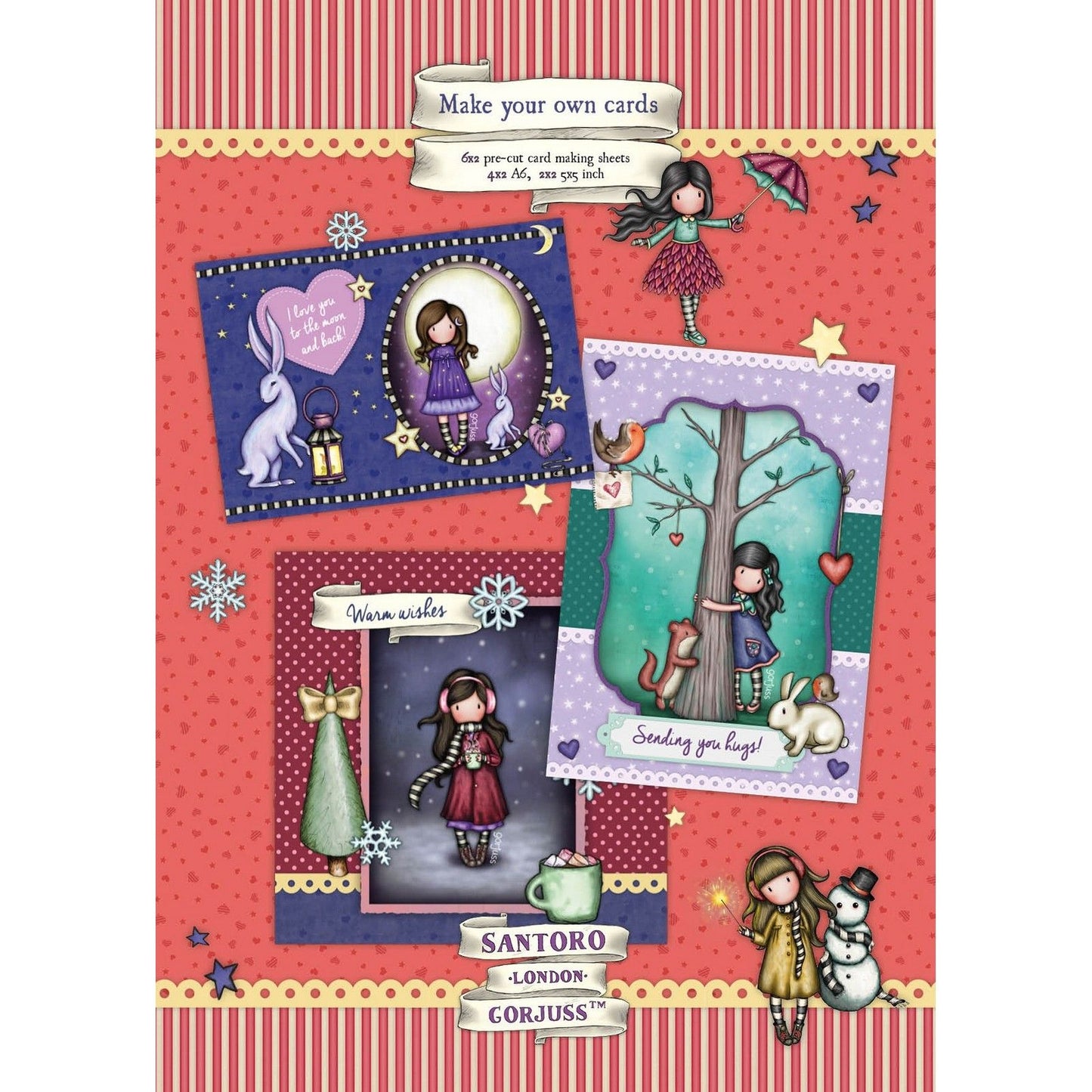Studio light • gorjuss essentials die-cut block card making pad