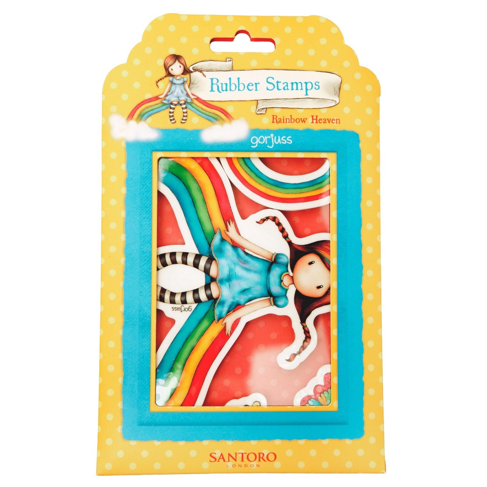Studio light • gorjuss cling stamp rainbow heaven