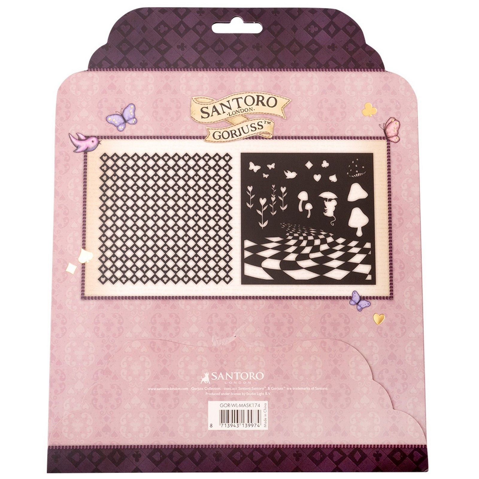 Studio light • gorjuss lost in wonderland mask 2 designs