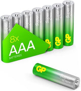 Gp 8-multipack aaa batterij alkaline lr03 24a - afbeelding 2