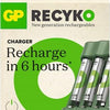 Gp batterijlader usb 3h met 4x850ma aaa batterij - 3503060