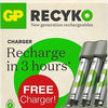 Gp batterijlader | usb 3h met 4x850ma aaa batterij | promo - a3503060