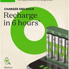 Gp batterijlader usb 6h met 4x2100ma aa batterij + dock - 3503069