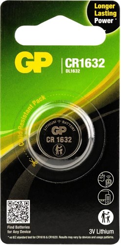 GP - CR1632 Lithium-knoopcel 3V 1PK