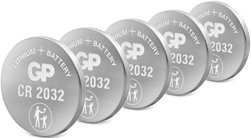 Gp cr2032 lithium 3volt blister 5 - 3212345