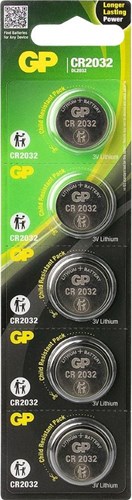 Gp cr2032 lithium 3volt blister 5 - 3212345 - afbeelding 1