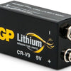 Gp lithium 9 volt cr v9