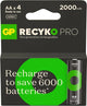 Gp nimh oplaadbare batterij aa 2000ma blister(4) - 3311492