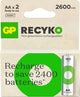 Gp oplaadbare aa-batterijen 2100mah nimh 4pk