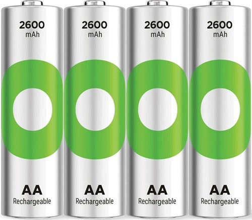Gp nimh oplaadbare batterij aa 2600ma blister(4) - 3311452