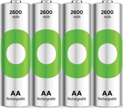 Gp nimh oplaadbare batterij aa 2600ma blister(4) - 3311452