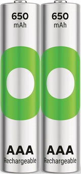 Gp nimh oplaadbare batterij aaa 650ma phone blister(2) - 3311400 - afbeelding 2