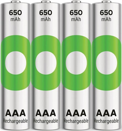 Gp nimh oplaadbare batterij aaa 650ma phone blister(4) - 3311402
