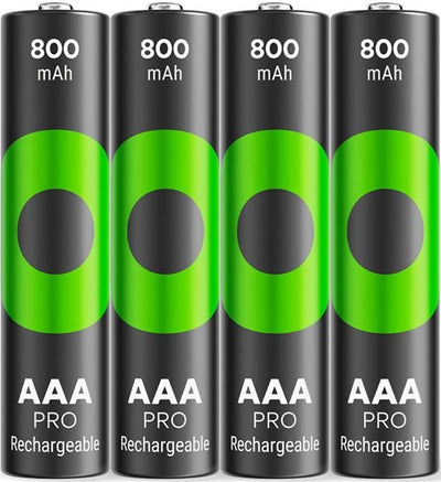 Gp nimh oplaadbare batterij aaa 800ma blister(4) - 3311490