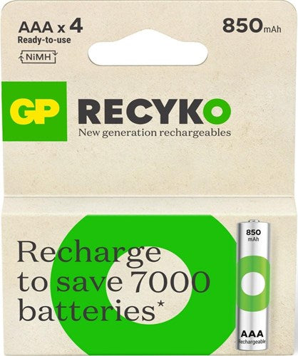 Gp nimh oplaadbare batterij aaa 850ma blister(2) - 3311410