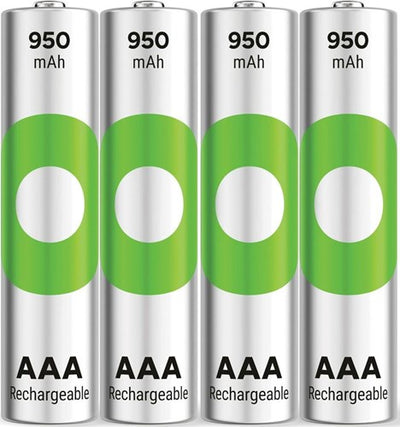 Gp nimh oplaadbare batterij aaa 950ma blister(4) - 3311422