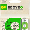 Gp nimh oplaadbare batterij c 3000ma blister(2) - 3311460