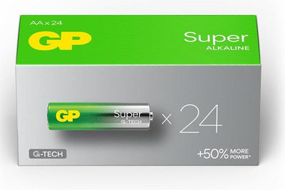 Gp super alkaline batterij aa doos(24) - 3012290