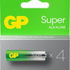 Super alkaline AA-batterijen 4PK