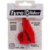 Tyre glider ergonomische bandenafnemer 7,8 x 4,3 cm rood