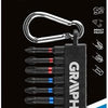 Graphite bitset 10-delig lang in houder met haak - 6480220