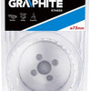 Graphite gatenboor 73 x 38 mm - 6480375