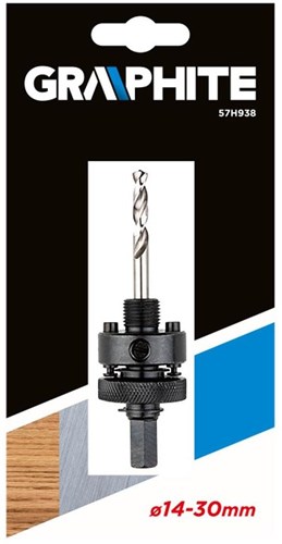 Graphite gatenboor adaptor | startset | 14-30mm - 6480345