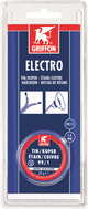 Griffon electro draadsoldeer tin koper 99 1 harskern | ø 1.5 mm blister | 50 g - 6312696