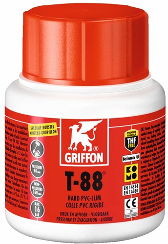 Griffon hard pvc-lijm t-88 100ml