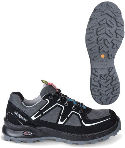 Grisport safety cross safety ariel 33601 dames laag s3 grijs zilver - maat 42 - 00.049.006.42